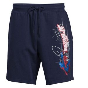 Marvel Spider-Man Graphic Jogger Shorts Size Medium